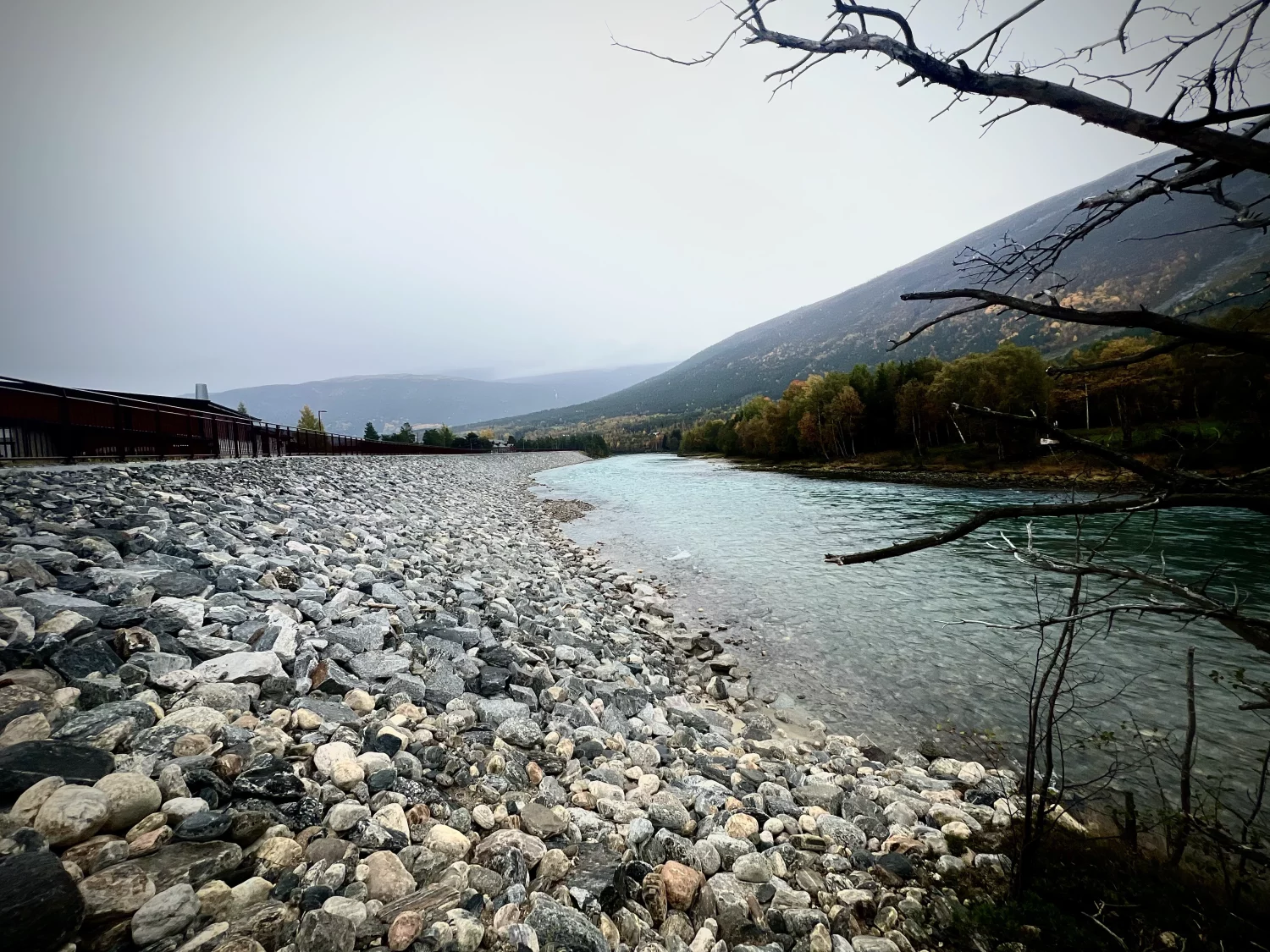 Flomvollen ved Bismo i Skjåk kommune, Innlandet