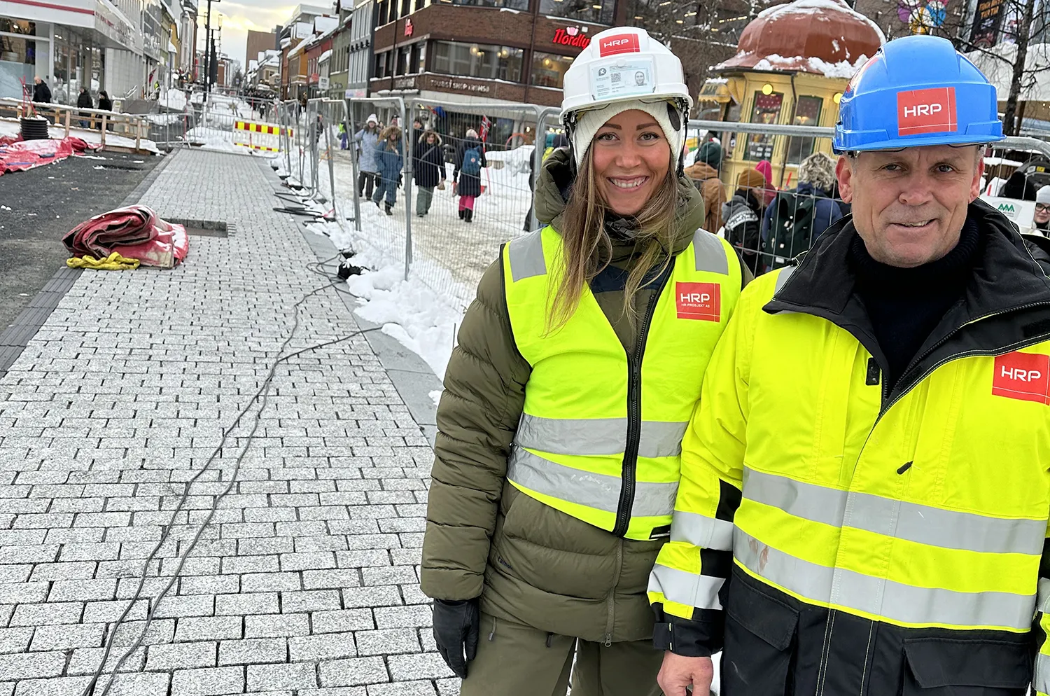 HRP ved Karianne Heimdal og Hans Arne Henriksen har jobbet med Storgata i Tromsø